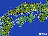 四国地方のアメダス実況(日照時間)(2019年06月28日)