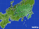 2019年06月29日の関東・甲信地方のアメダス(降水量)