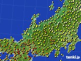 2019年06月29日の北陸地方のアメダス(気温)