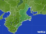 三重県のアメダス実況(降水量)(2019年07月01日)