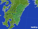 宮崎県のアメダス実況(降水量)(2019年07月01日)