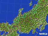 2019年07月01日の北陸地方のアメダス(気温)