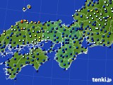 近畿地方のアメダス実況(日照時間)(2019年07月02日)