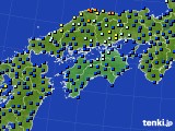 四国地方のアメダス実況(日照時間)(2019年07月02日)