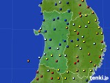 2019年07月02日の秋田県のアメダス(日照時間)