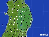 2019年07月02日の岩手県のアメダス(風向・風速)