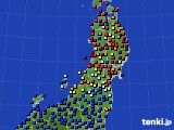 東北地方のアメダス実況(日照時間)(2019年07月03日)