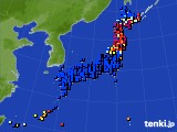 アメダス実況(日照時間)(2019年07月03日)