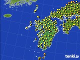2019年07月03日の九州地方のアメダス(気温)