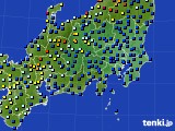 2019年07月04日の関東・甲信地方のアメダス(日照時間)