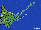 2019年07月04日の道東のアメダス(日照時間)