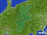 長野県のアメダス実況(気温)(2019年07月04日)