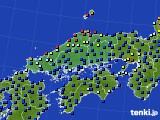 2019年07月05日の中国地方のアメダス(日照時間)