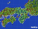 近畿地方のアメダス実況(日照時間)(2019年07月06日)