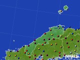 島根県のアメダス実況(日照時間)(2019年07月06日)