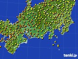 東海地方のアメダス実況(気温)(2019年07月06日)