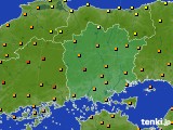 2019年07月06日の岡山県のアメダス(気温)
