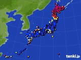 2019年07月09日のアメダス(日照時間)