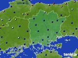 岡山県のアメダス実況(日照時間)(2019年07月09日)