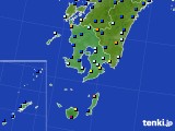 鹿児島県のアメダス実況(日照時間)(2019年07月09日)