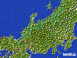 2019年07月09日の北陸地方のアメダス(気温)