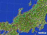 2019年07月10日の北陸地方のアメダス(気温)