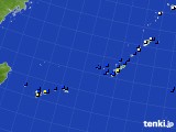 沖縄地方のアメダス実況(風向・風速)(2019年07月10日)