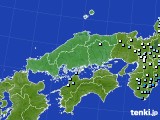 中国地方のアメダス実況(降水量)(2019年07月11日)