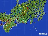 東海地方のアメダス実況(日照時間)(2019年07月12日)