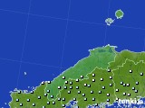 2019年07月13日の島根県のアメダス(降水量)