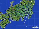 2019年07月15日の関東・甲信地方のアメダス(日照時間)