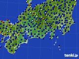 東海地方のアメダス実況(日照時間)(2019年07月15日)
