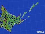 道東のアメダス実況(日照時間)(2019年07月15日)