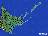道東のアメダス実況(日照時間)(2019年07月16日)