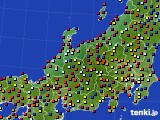 北陸地方のアメダス実況(日照時間)(2019年07月17日)