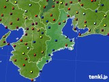 三重県のアメダス実況(日照時間)(2019年07月17日)
