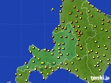 2019年07月17日の道央のアメダス(気温)