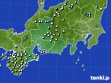 東海地方のアメダス実況(降水量)(2019年07月19日)