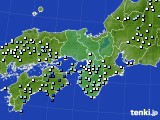 近畿地方のアメダス実況(降水量)(2019年07月19日)