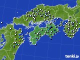 2019年07月19日の四国地方のアメダス(降水量)