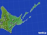 道東のアメダス実況(降水量)(2019年07月19日)