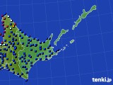 2019年07月19日の道東のアメダス(日照時間)