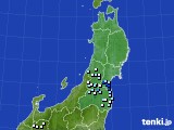 東北地方のアメダス実況(降水量)(2019年07月20日)