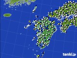 2019年07月20日の九州地方のアメダス(風向・風速)