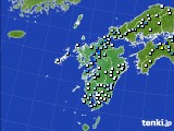 九州地方のアメダス実況(降水量)(2019年07月21日)