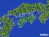 四国地方のアメダス実況(日照時間)(2019年07月21日)