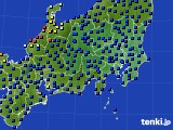 2019年07月22日の関東・甲信地方のアメダス(日照時間)