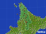 2019年07月22日の道北のアメダス(気温)