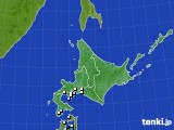 北海道地方のアメダス実況(降水量)(2019年07月23日)
