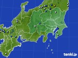 関東・甲信地方のアメダス実況(降水量)(2019年07月23日)